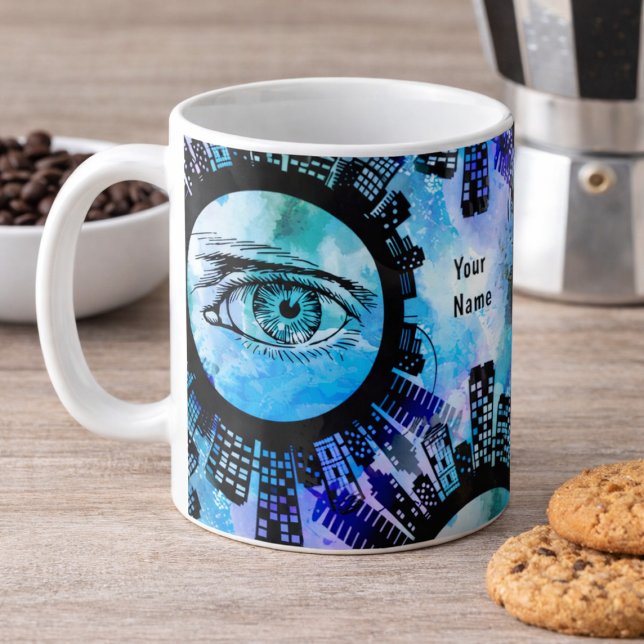 Mystic Elegance in Urban Contemporary Stil Kaffemugg (Skapare uppladdad)