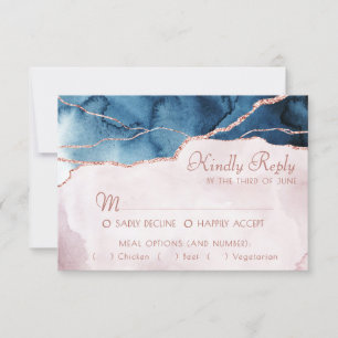 Mystic Elegance Teal Blue Rosa Agate Entree OSA Kort