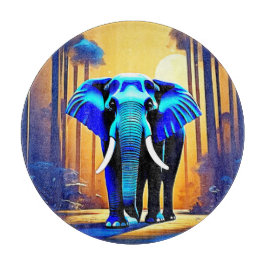Mystic Elephant: Sunset Forest Journey