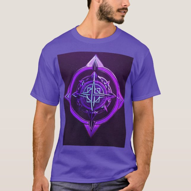 Mystic Emblem - Lila Symbol Tee (Framsida)