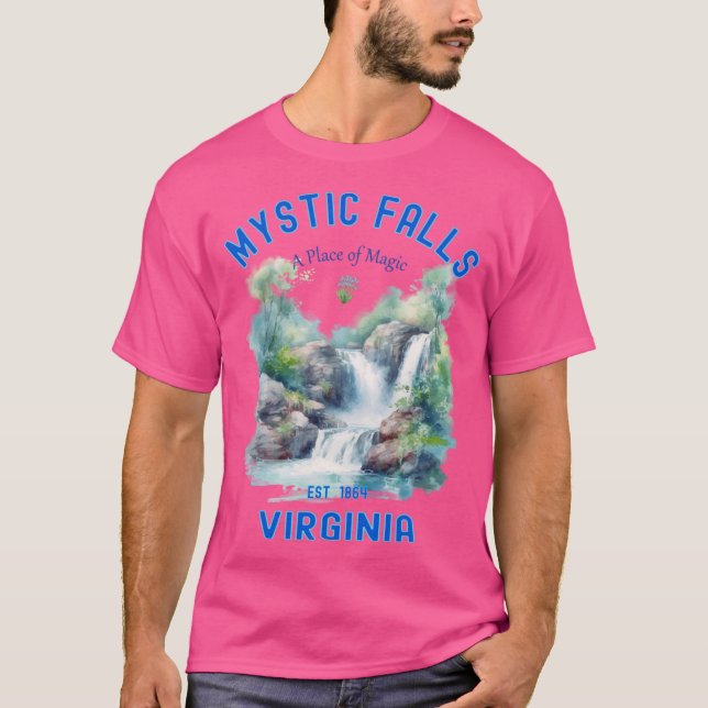 Mystic Falls T Shirt (Framsida)