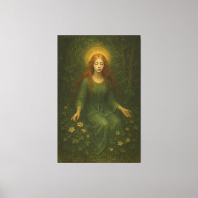 Mystic Fine Art Collection – Sacred Light Portrait Canvastryck (Framsida)