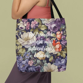 Mystic Flowers Anpassningsbar Pension Gifts for He Tygkasse