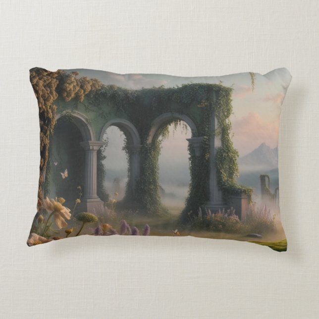 Mystic Forest Dekorativ kudde (Baksidan)