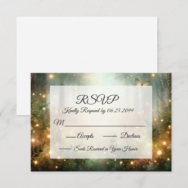 Mystic Forest Meadow Magic OSA Kort (Fram/baksida)