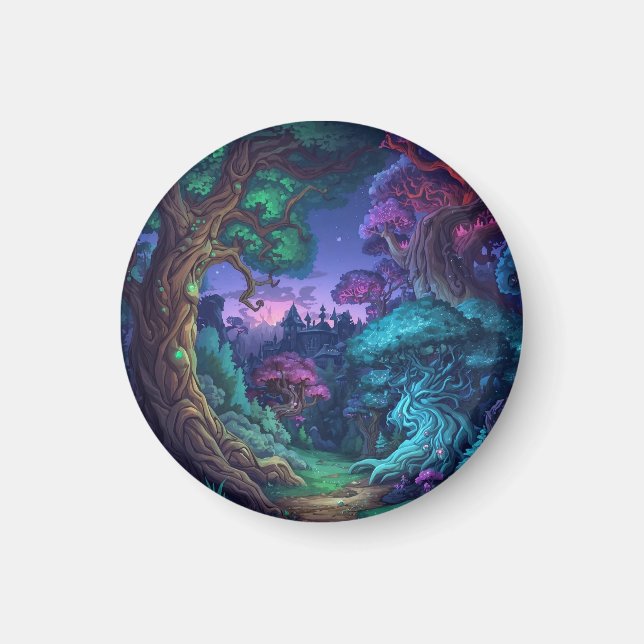 Mystic Forest Realm Magnet (Framsidan)