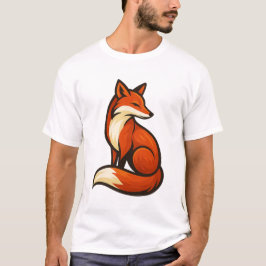 Mystic Fox Elegans – Djärv Konstnärlig T-Shirt Des