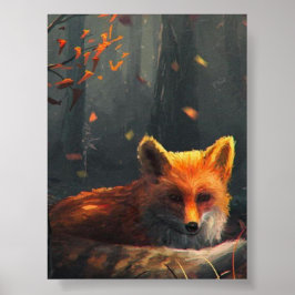 Mystic Fox in the Forest POSTER