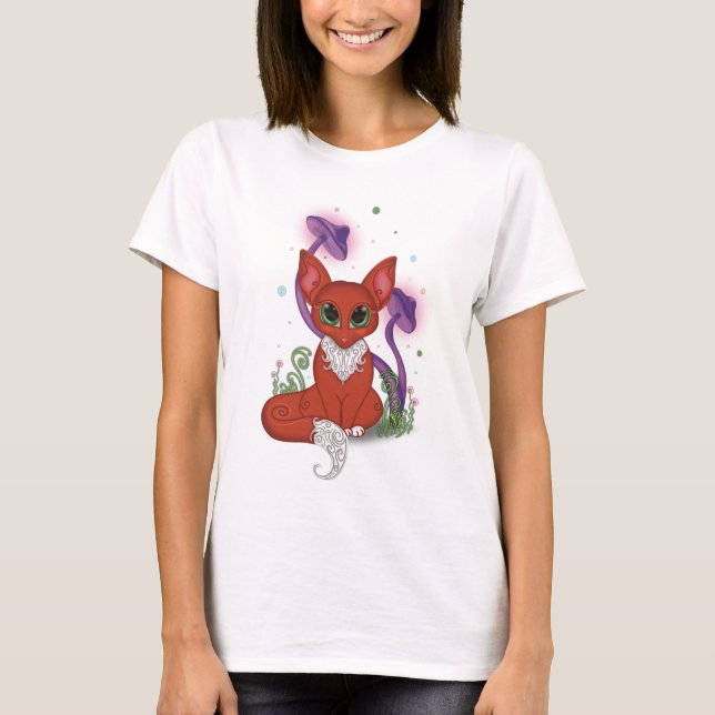 Mystic Fox T Shirt (Framsida)
