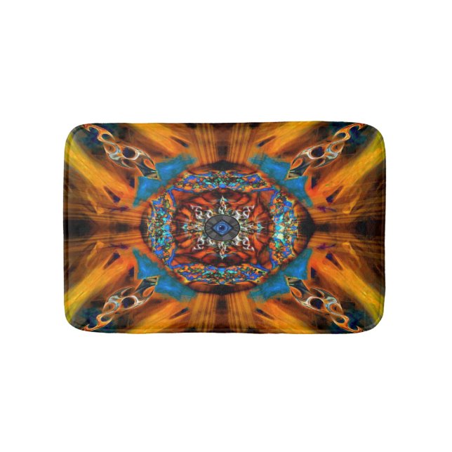 Mystic Fractal Bath Mat Badrumsmatta (Framsidan)