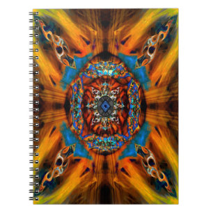 Mystic Fractal Spiral bärbar dator Anteckningsbok