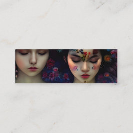 Mystic Garden: Blommigt Dreams Bookmark Mini Visitkort
