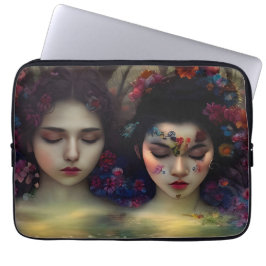 Mystic Garden: Blommigt Dreams Laptop Fodral