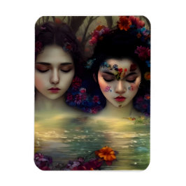 Mystic Garden: Blommigt Dreams Magnet