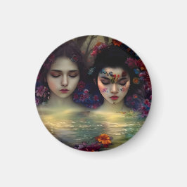 Mystic Garden: Blommigt Dreams Magnet