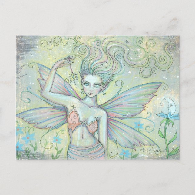 Mystic Garden Fairy Postcard Vykort (Framsida)