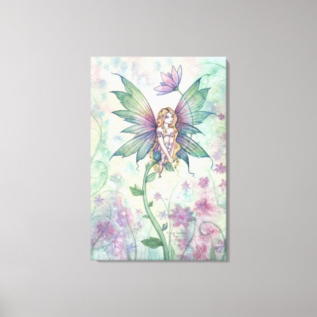 Mystic Garden Flower Fairy Wrapped Canvas Skriv ut (Framsida)