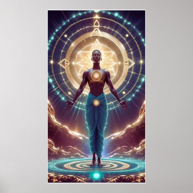 Mystic Geometry - Soul-radians Poster (Framsidan)