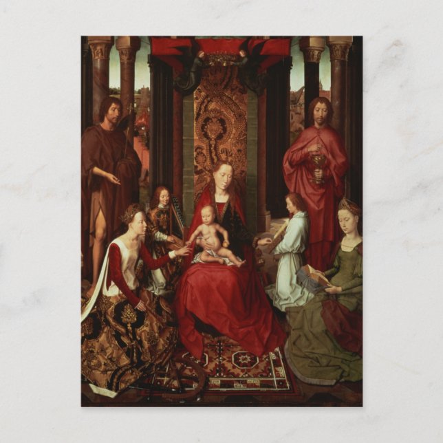 Mystic Giftermål of St. Catherine and other Saints Vykort (Framsida)