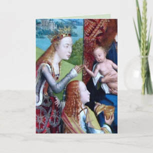 Mystic Giftermål of St. Catherine of Alexandria Ca Kort