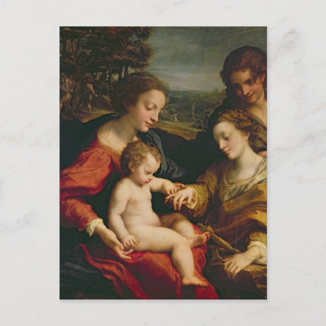 Mystic Giftermål of St. Catherine of Vykort (Framsida)