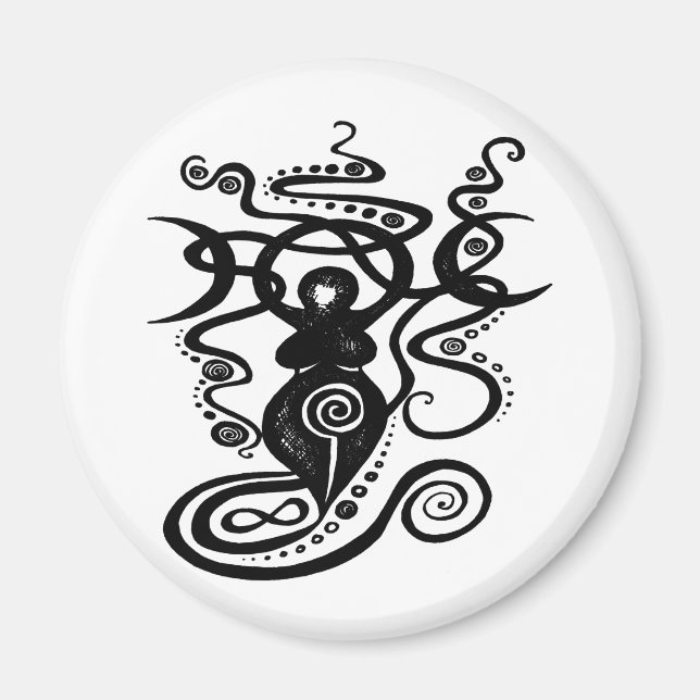 Mystic Goddess 1 Magnet (Framsidan)