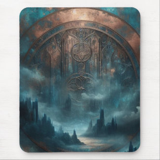 Mystic Gothic Steampunk Art - Blue Copper Patina  Musmatta