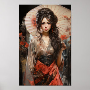 Mystic Grace: Förtjusande japanska kvinnor Poster