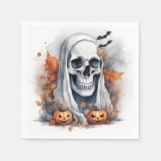 Mystic Halloween Ghost Art Pappersservett (Framsidan)