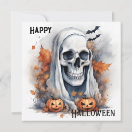 Mystic Halloween Ghost Art Skull Gift
