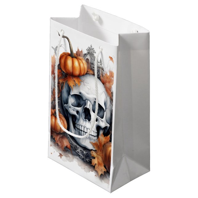 Mystic Halloween Gothic Skull Art - Enchanting (Framsidan Vinklad)