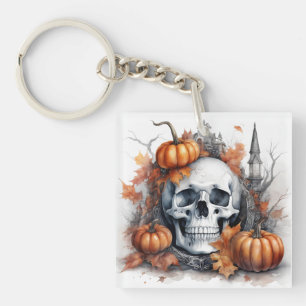 Mystic Halloween Gothic Skull Art Mystical