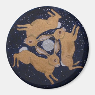 Mystic hares magnet