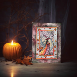 Mystic häxaHalloween kort
