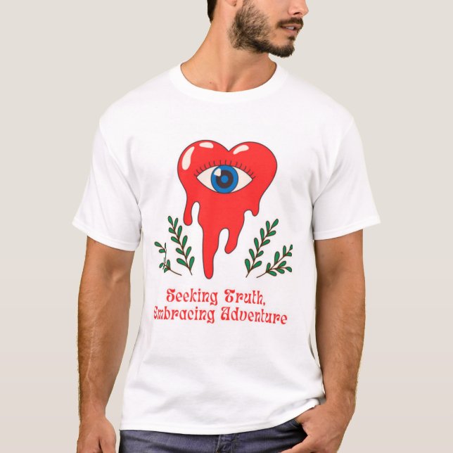 Mystic Heart Eye T-Shirt  (Framsida)