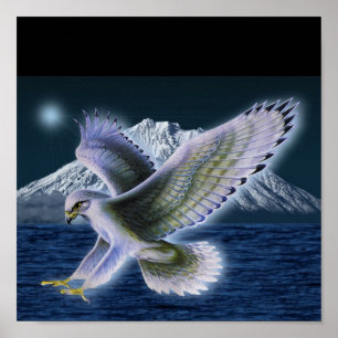 Mystic hökaffisch poster