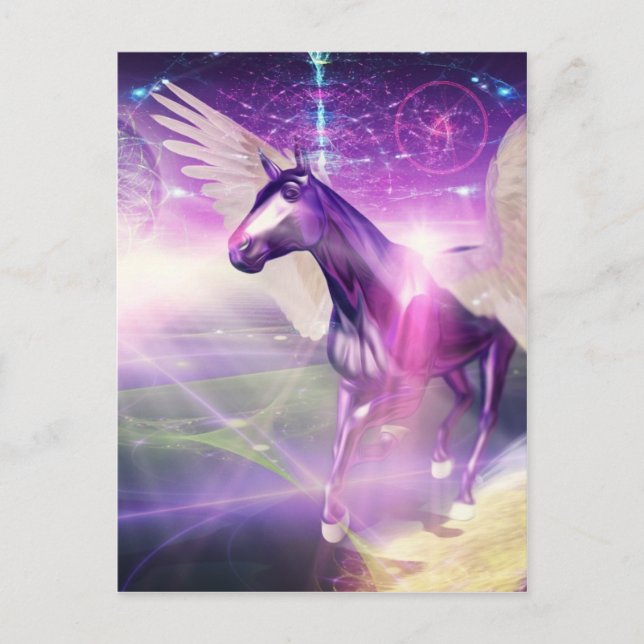 Mystic Horse Vykort (Framsida)