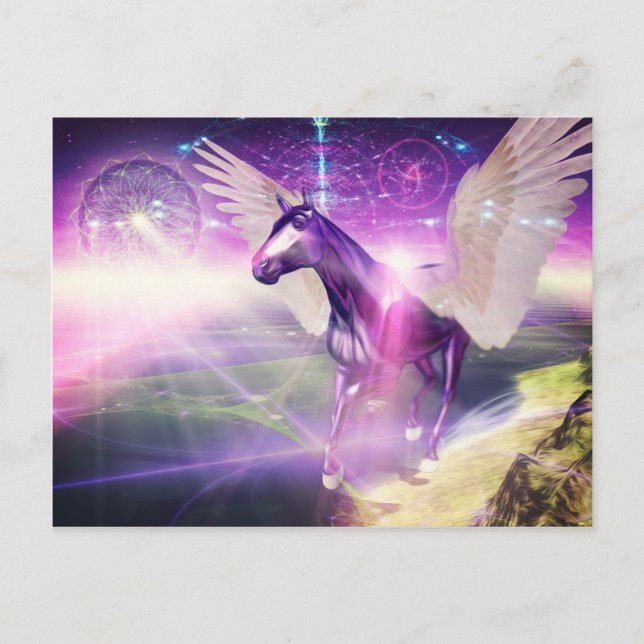 Mystic Horse Vykort (Framsida)