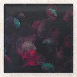 Mystic Jellyfish Glass Underlägg