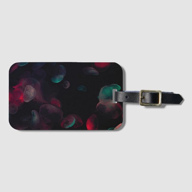 Mystic Jellyfish Luggage Tag Bagagebricka (Framsida horisontal)