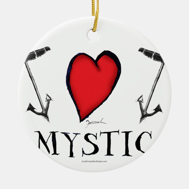 mystic julgransprydnad keramik (Framsidan)