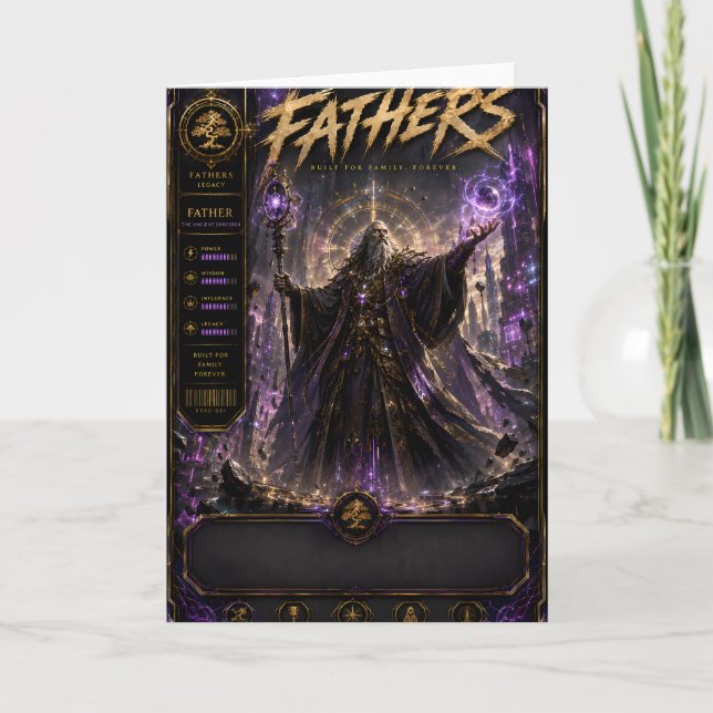 Mystic Legacy Father Card Kort (Framsida)