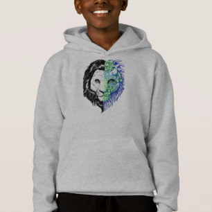 Mystic lejona konstpojke för unik hand plockade tee shirt