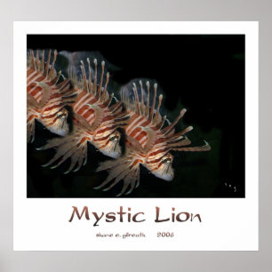 MYSTIC LEJONT konsttryck Poster