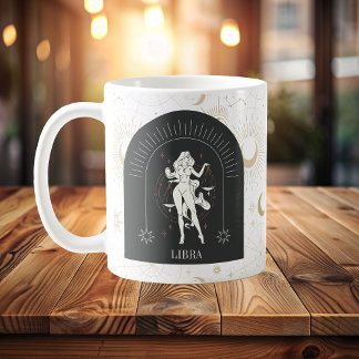 Mystic Libra Zodiac Stars Horoscope Kaffemugg