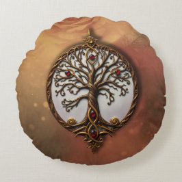 Mystic Life of Tree Rund Kudde