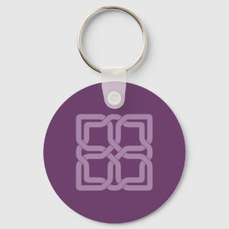 Mystic Lilac celtic knot Nyckelring