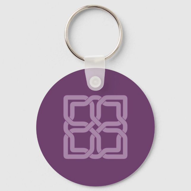 Mystic Lilac celtic knot Nyckelring (Framsida)