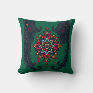 Mystic Mandala Elephant Art Kudde