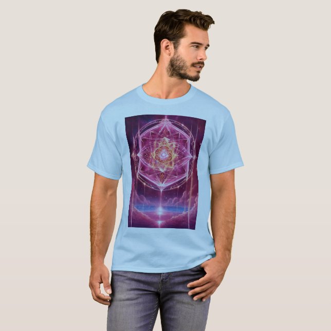 Mystic Mandala T-Shirt (Hel framsida)
